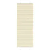 vidaXL Plissee Creme 75x200 cm Stoffbreite 74,4 cm Polyester, Faltrollo, Klemmfix, Plisseerollo, Jalousie, Rollo, Plisseerollo für Fenster