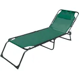marbueno summer Sonnenliege 190 x 58 x 27 cm Grün klappbar