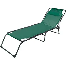 marbueno summer Sonnenliege 190 x 58 x 27 cm Grün klappbar