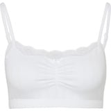 CALIDA Etude Toujours Bustier, Spaghetti-Träger, Spitze, Schleife, für Damen, 001 WEISS, M