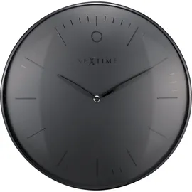 Nextime 3235ZW Wand- /Tischuhr Quarzuhr Kreis Schwarz