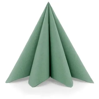 Sovie Horeca Serviette in Eukalyptus aus Linclass® Airlaid, 40 x 40 cm, 50 Stück,