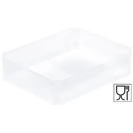Surplus Systems Einsatzkasten für Eurobox 1/2 quer, transparent Boxen, Körbchen & Kisten