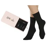 LASCANA Basicsocken Damen 7x schwarz Gr.39-42