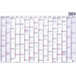 Wandplaner A4 16 Monate Kalendarium 2025