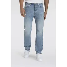Levi's Straight-Jeans "501 LEVI'S ORIGINAL", Herren, Gr. 31, Länge 30, low on sleep ltwt, Denim/Jeans, Obermaterial: 100% Baumwolle, normal lang, Jeans Straight-Jeans, mit Markenlabel
