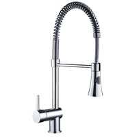 Spiralfeder Küchenarmatur Spültisch Armatur Küche Brause Wasserhahn Gastro Chrom