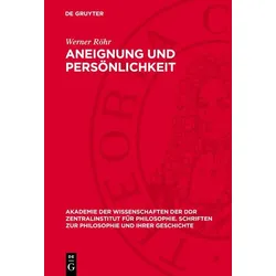 Aneignung und Persönlichkeit