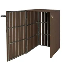 Proregal Mülltonnenbox XL 115 x 77 x 97 cm braun