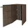 Proregal Mülltonnenbox XL 115 x 77 x 97 cm braun