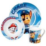 Paw Patrol 3-teiliges Paw Patrol Frühstücksset - Teller, Schale & Tasse in Mehrfarbig | Gr.: onesize