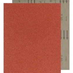 Papier Schleifbogen Korund 230x280mm BP A60 universell für Holz, Farbe und Lack
