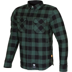 Merlin Sherbrook D30 einlagiges Motorrad Hemd, schwarz-grün, Größe 3XL für Männer