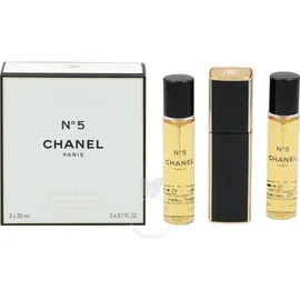 Chanel No. 5 Eau de Parfum refillable 20 ml + Eau de Parfum Nachfüllung 2 x 20 ml