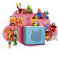 DUHARS Tonie Regal Wolke für Tonie & Toniebox Figuren, Vollständig Magnetisches Kinderzimmer Regal Display Ständer für Mehr als 30 Figuren, Kinder Wandregal Tonie Figur Aufbewahrung Zum Hinstellen