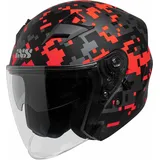 IXS 99 2.0 Jethelm - Matt Schwarz/Rot - L