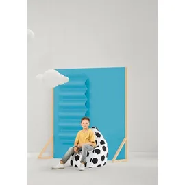 Sitting Point BeanBag Fussball L weiß/schwarz