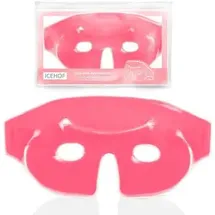 ICEHOF Kühlmaske Augenmaske, für Augen und Gesicht, pink