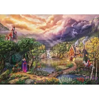 Schmidt Spiele Schmidt 58037 - Thomas Kinkade, Disney Dreams Collection - Snow White and the Queen (Schneewittchen und die Königin), Puzzle, 1000 Teile
