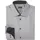 Bruno Banani Langarmhemd BRUNO BANANI, Herren, Gr. 35/36, N-Gr, grau, Obermaterial: 100% Baumwolle, Basic, tailliert, 1-Knopf-Manschette verstellbar, Hemden, Kontrastbesatz