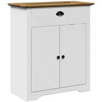 VidaXL Waschbeckenunterschrank BODO Weiß und Braun 70x35x80 cm