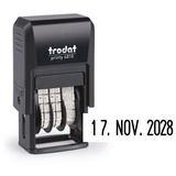 Trodat Datumstempel 4810 selbstfärbend schwarz