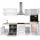kochstation Küchenzeile KS-Eton 270 cm weiß