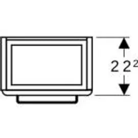 Geberit Renova Compact Waschtischunterschrank, 1 Tür, 862041000,