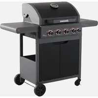 Sweeek Gasgrill mit 4 Brennern + 1 Seitenbrenner, -