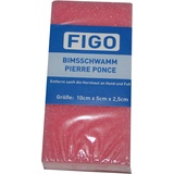 Bimsschwamm Bimsstein FIGO  100 x 50 x 25 mm rosa (0001)