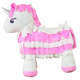 Kögler 14200 - Infinata Einhorn, wiederverwendbare Pinata aus Plüsch, etwa 15 x 30 x 45 cm groß, ideal für Geburtstage, Partys und vielem mehr