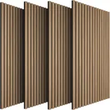 tectake Akustikpaneele, Eiche, Holz, 60x120x120 cm, Tapeten & Wandverkleidungen, Akustikpaneele