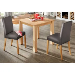 Essgruppe HOME AFFAIRE, braun, Kunstleder, Sitzmöbel-Sets