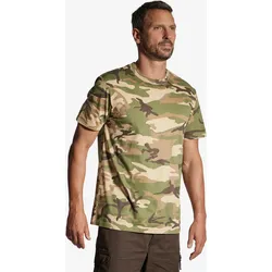 T-Shirt 100 strapazierfähig Camouflage aschkhakigrün S