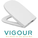 Vigour - vogue kompakt WC-Sitz mit SoftClose und TakeOff Funktion, weiß