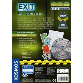 Kosmos EXIT - Das Spiel: Das geheime Labor