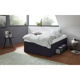 Westfalia Schlafkomfort Boxspringbett 120 x 200 cm Schwarz