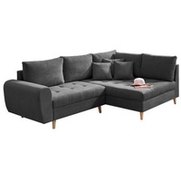 MID.YOU Ecksofa Anthrazit - 249x175 cm