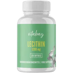 Lecithin 1200 Mg Sojalecithin+Vit.E vegan Weichk.