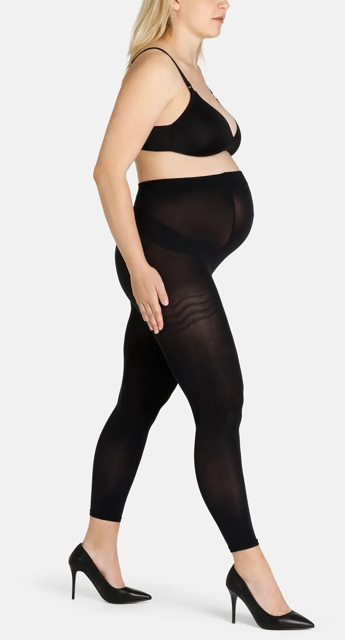 Camano Umstandsleggings, perfekt für jede Phase der Schwangerschaft, 3D 50 DEN Camano black 44