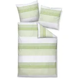 JANINE Design Bettwäsche Palermo 135 x 200 cm Satin Grün