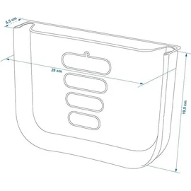 PRO PLUS Abfalleimer 6 l Grau