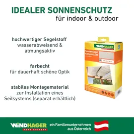 WINDHAGER Sonnensegel Komplett-Set