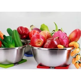 luxuskollektion Edelstahl Rührschüssel 34 cm Multifunktional