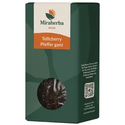 Miraherba - Bio Tellicherry Pfeffer ganz 100 g