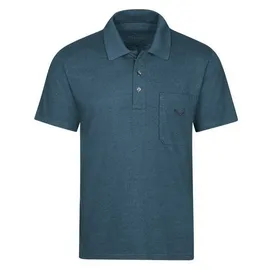 Trigema Poloshirt » Poloshirt aus Single-Jersey«, (1 tlg.), Gr. M, jeans-melange, , 40754111-M