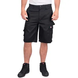 Lee Cooper Arbeitskleidung Herren Klassische Mehrfachtaschen Cargo Shorts, Schwarz, 44