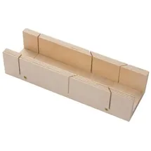 Toolland Gehrungslade Holz 250 x 55 x 80 mm braun