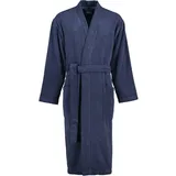CAWÖ Home Bademäntel Herren Kimono Uni 828 blau XL
