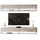 lookway TV-Wand CALANTE Wohnwand mit LED-Beleuchtung, (Komplett-Set, 4x RTV Schrank) beige